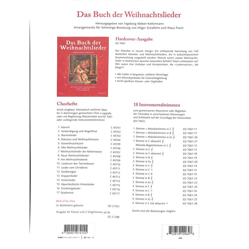 Das Buch der Weihnachtslieder