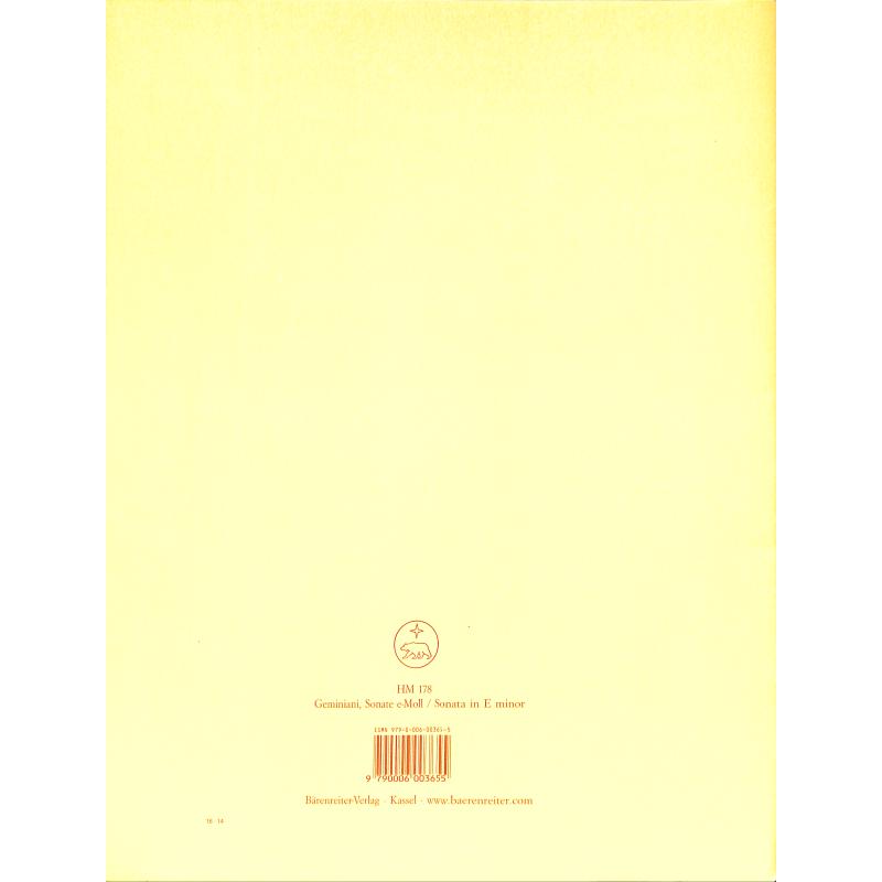 Sonate e-moll