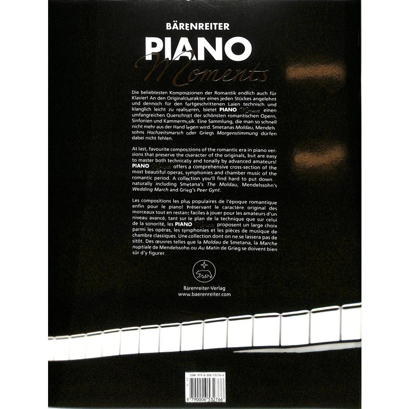 Piano moments romantic