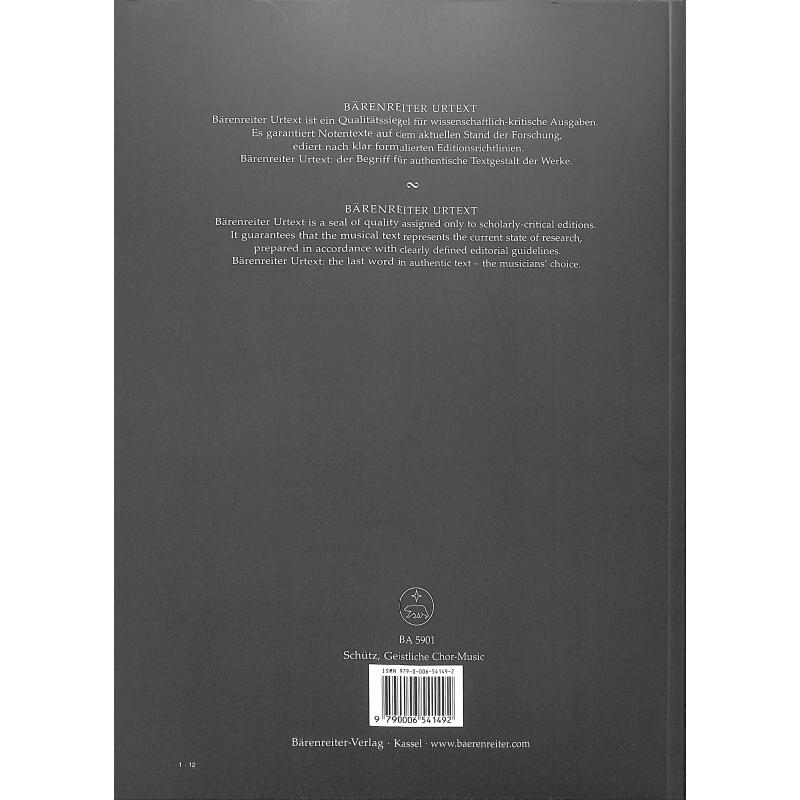 Geistliche Chormusik SWV 369-380