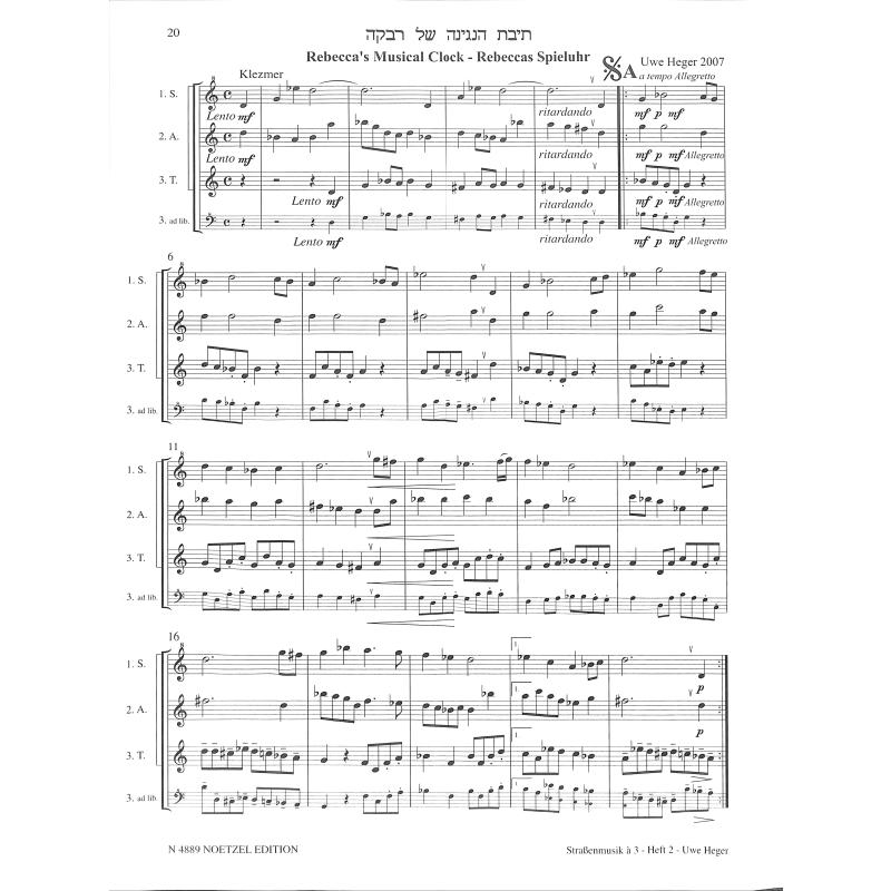 Strassenmusik a 3 Bd 2