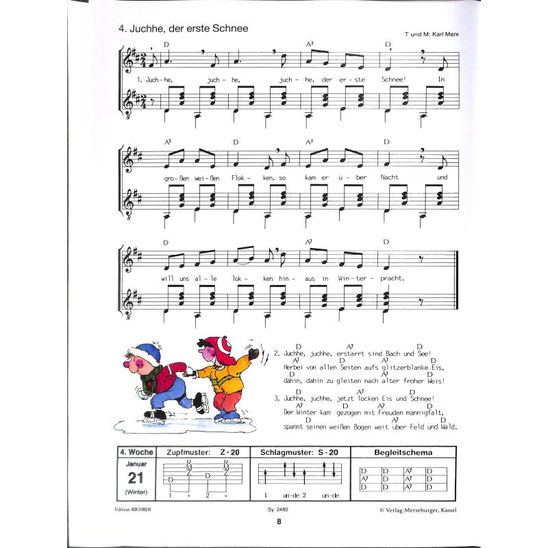 Musikalischer Wochenkalender