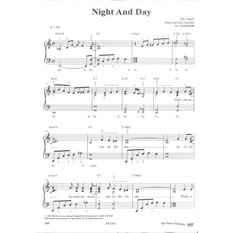 Bar Piano Standards