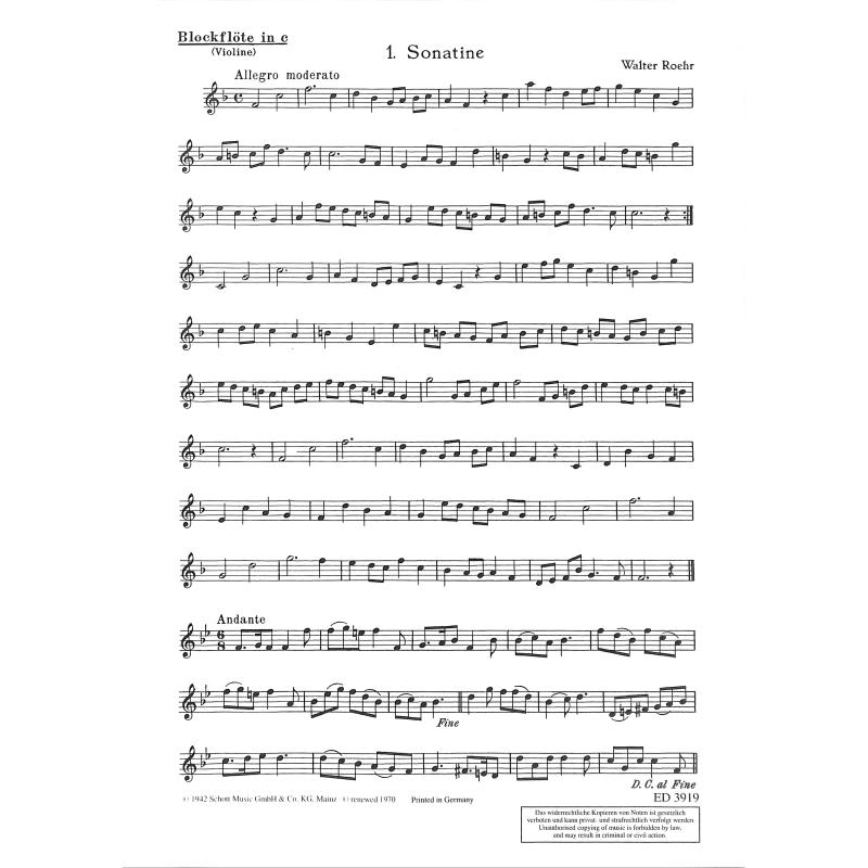 Sonatine 1 F-Dur