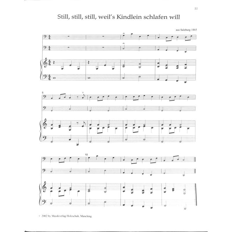 Weihnachtliches musizieren