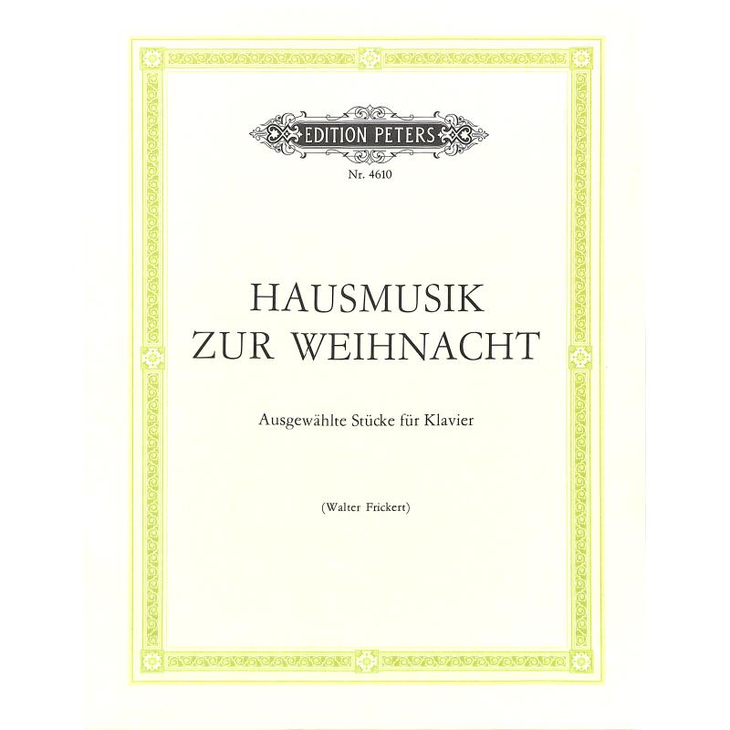 Hausmusik zur Weihnacht