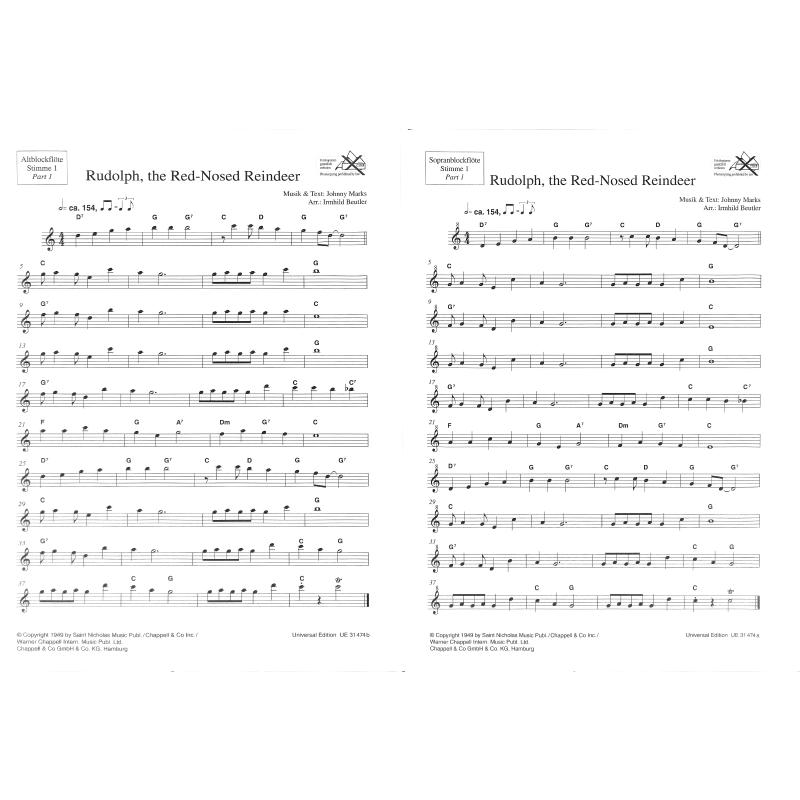 Rudolph the red nosed reindeer + other christmas carols