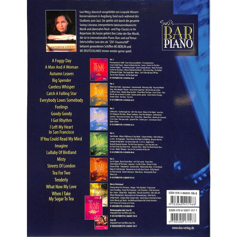 Susi's Bar Piano 6 | Swing Evergreens + Pop Classics