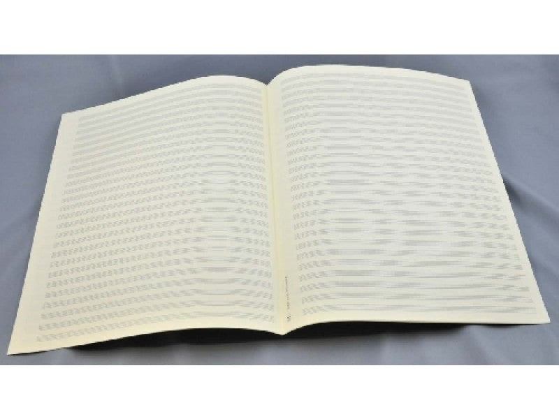 5 Bogen Notenpapier Quart hoch