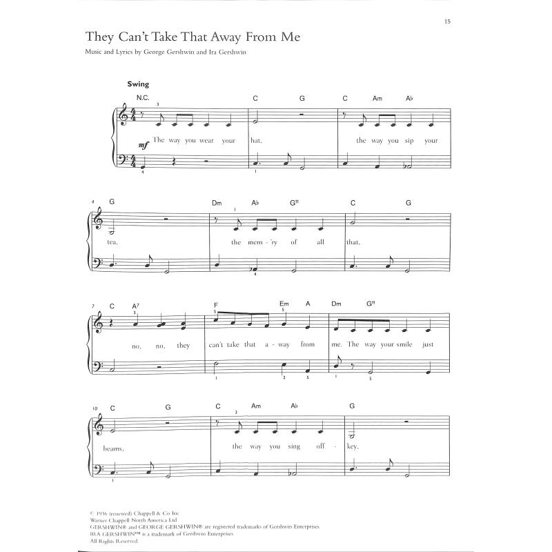 Easy piano anthology