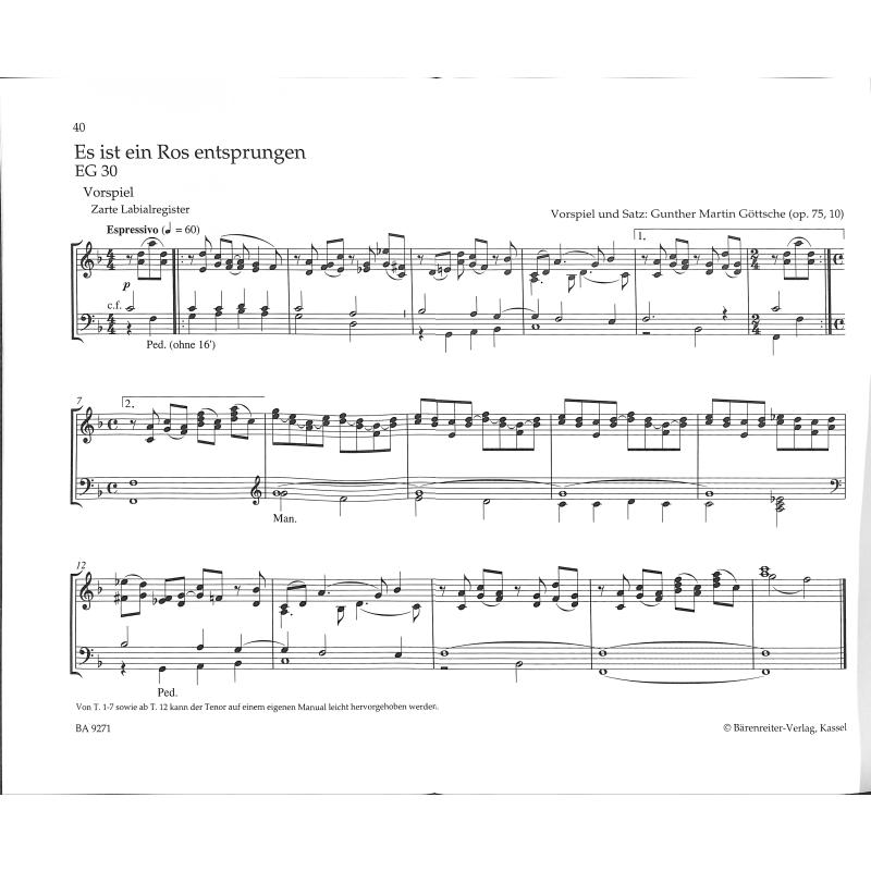 Kleine Choralvorspiele + Begleitsätze zu den Liedern des EG