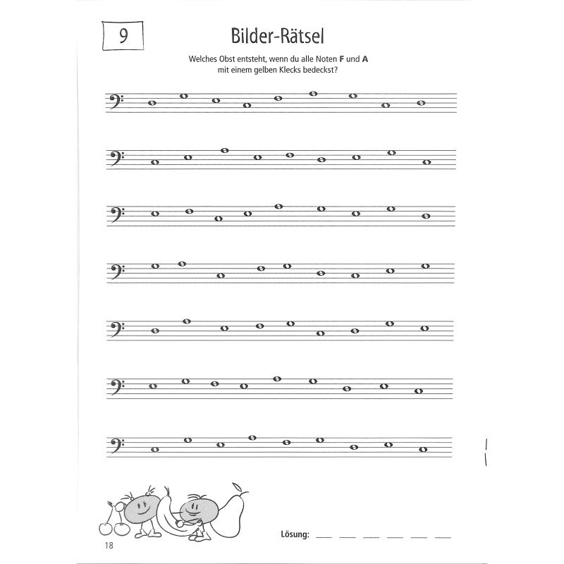 Das kleine Notenrätselbuch