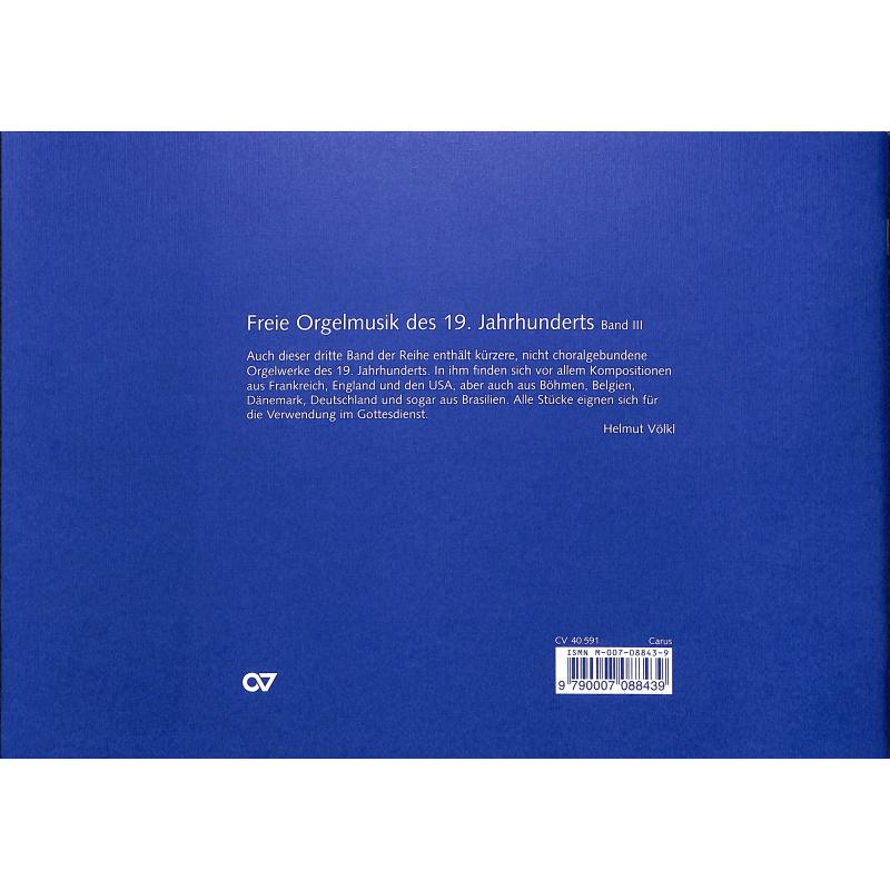 Freie Orgelmusik des 19 Jahrhunderts 3