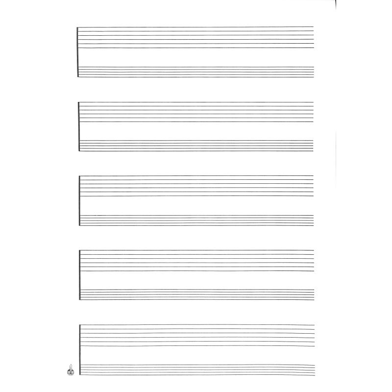 Notenblock für Gitarre / Laute