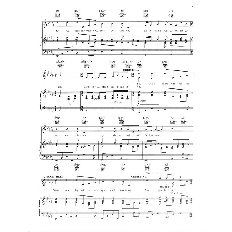All I ask of you (Phantom of the opera)