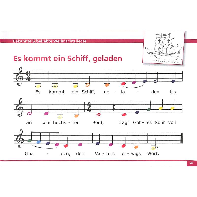 Meine bunten Noten für Klavier Keyboard Melodica + Triola |