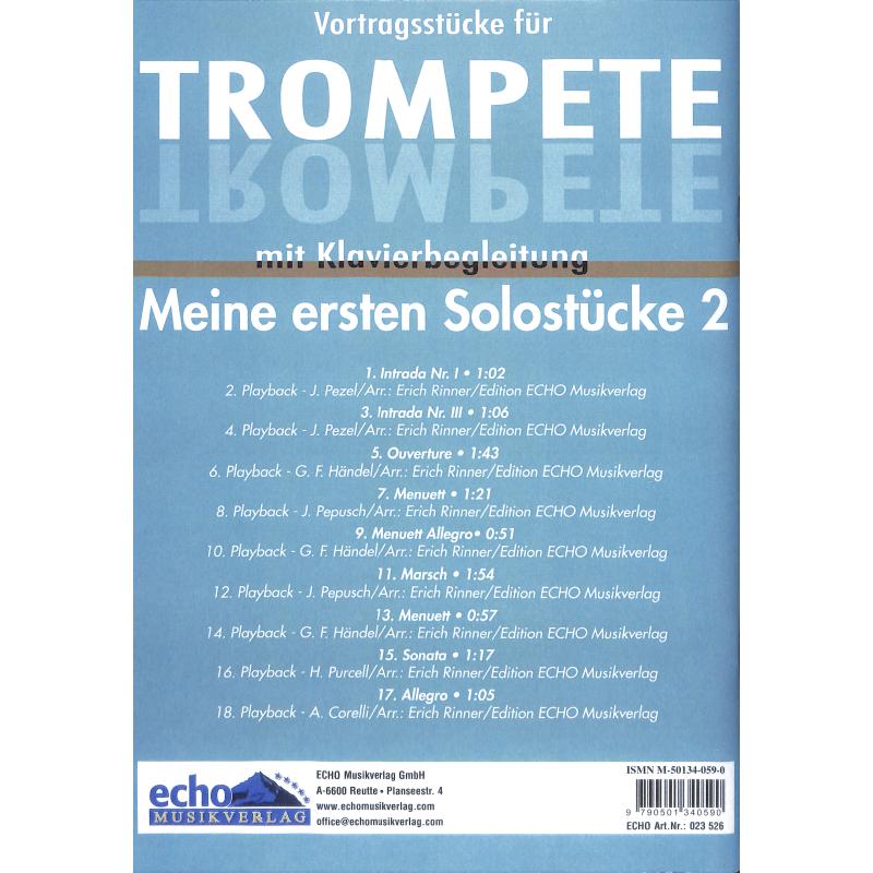 Meine ersten Solostücke 2