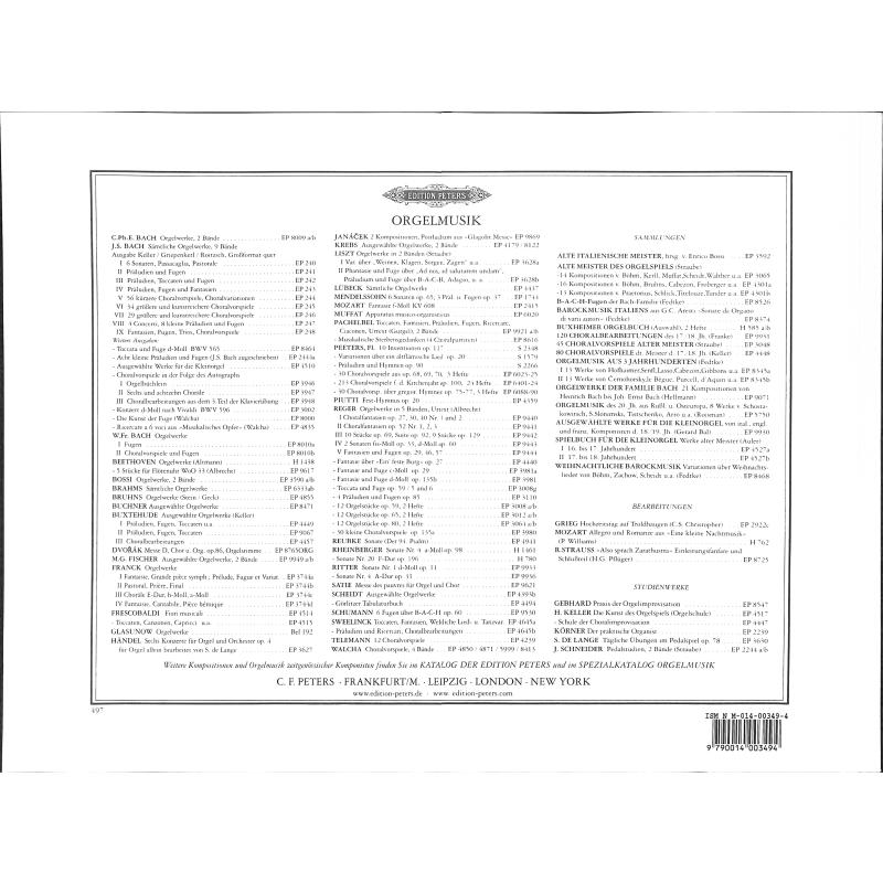 Orgelwerke 7 - 29 grössere und kunstreichere Choralvorspiele