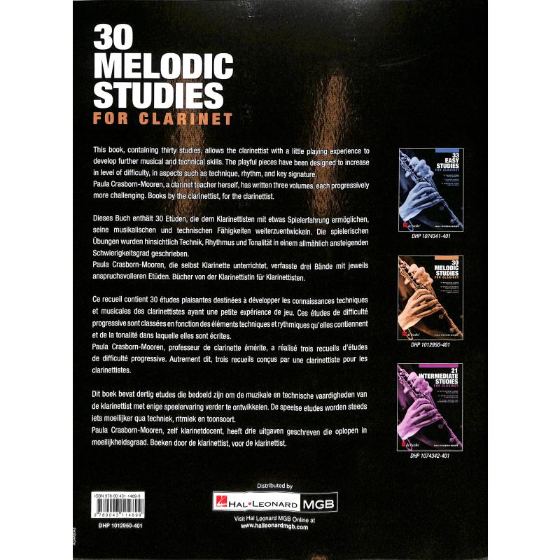 30 melodic Studies