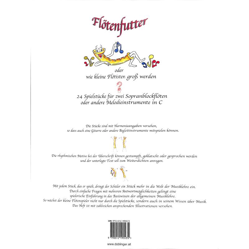 Flötenfutter - 24 Spielstücke