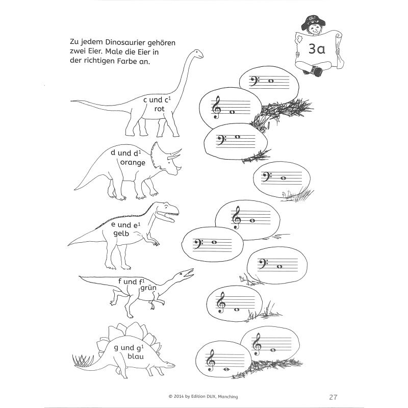 Das Notenpiratenbuch 1 | Notenrätsel für junge Klavierspiele