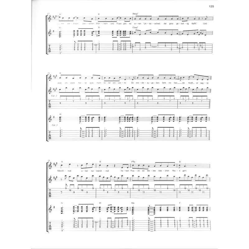 Bäst of Gitarren Tabulatur | Best of