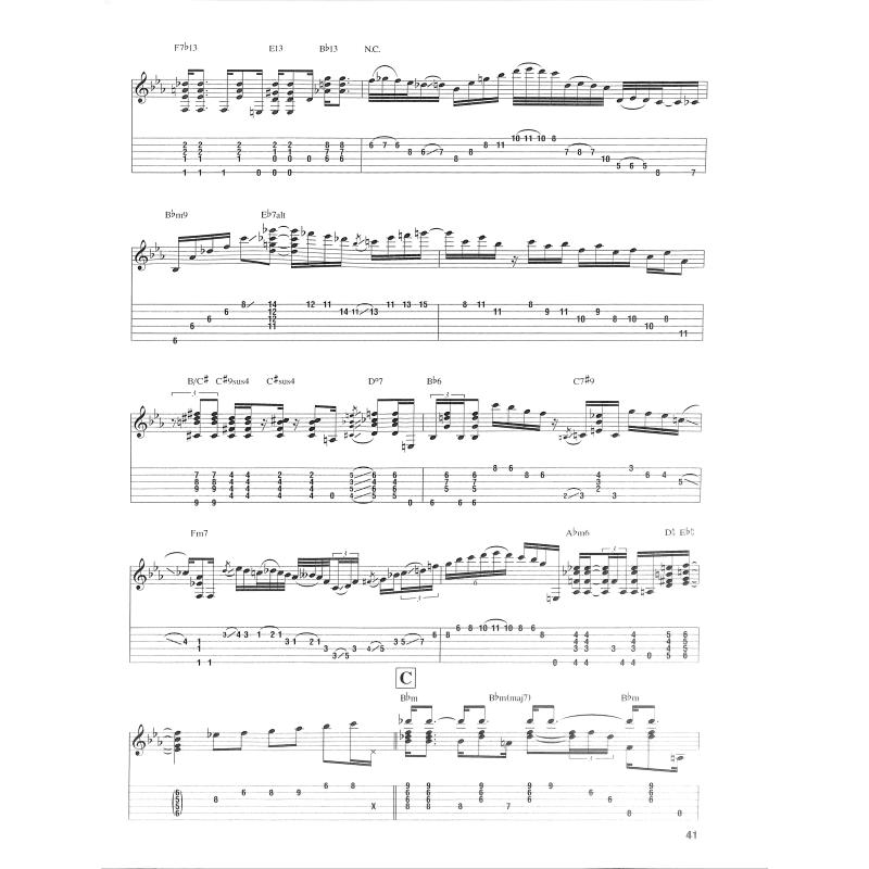 Jazz standards for solo guitar