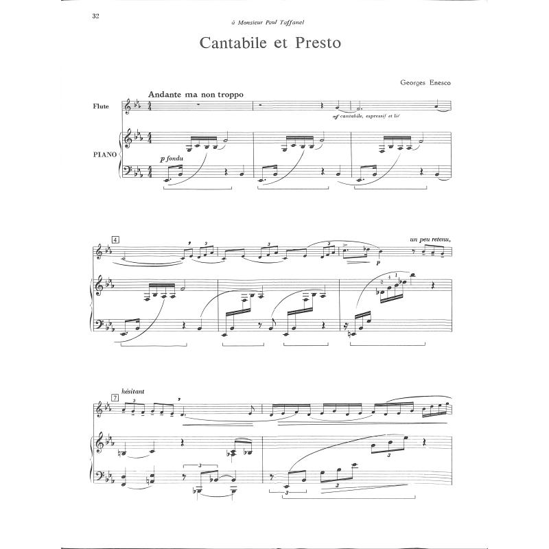 Flute music by french composers