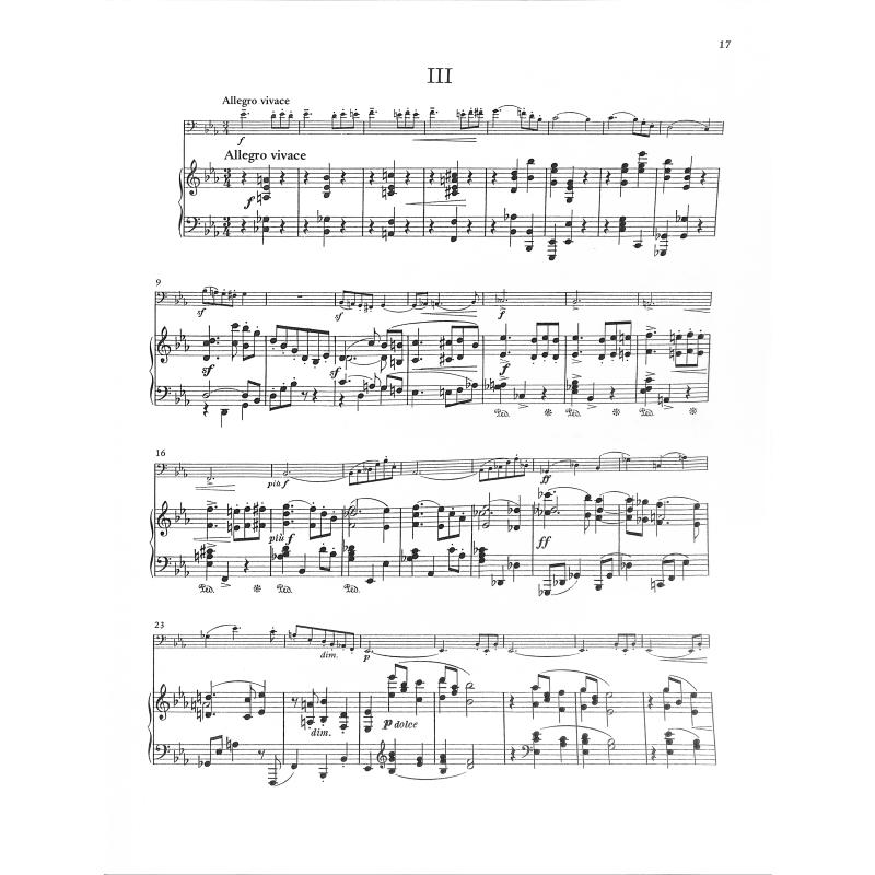 Sonate 3 es-moll op 83