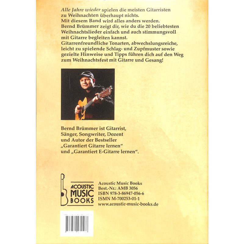 Weihnachtslieder einfach begleiten mit Gitarre