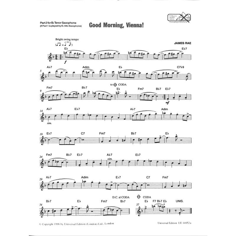 Blue clarinet + saxophone duets