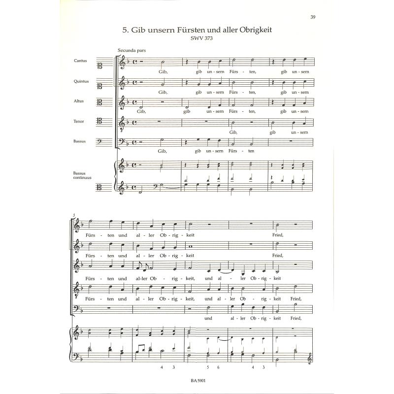 Geistliche Chormusik SWV 369-380