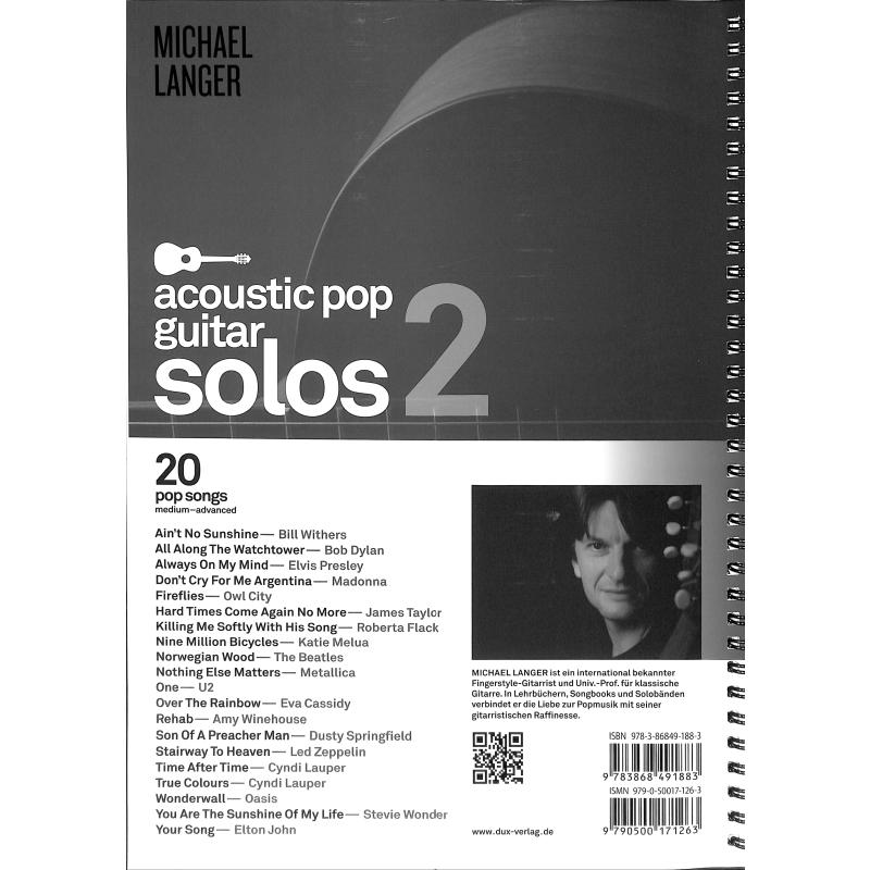 Acoustic Pop guitar solos 2