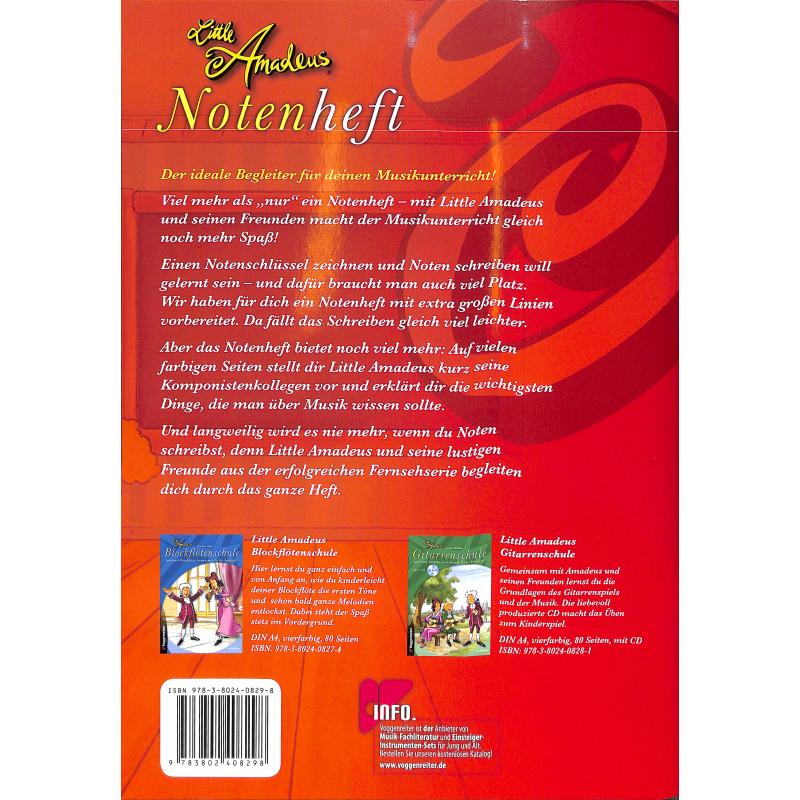 Little Amadeus Notenheft