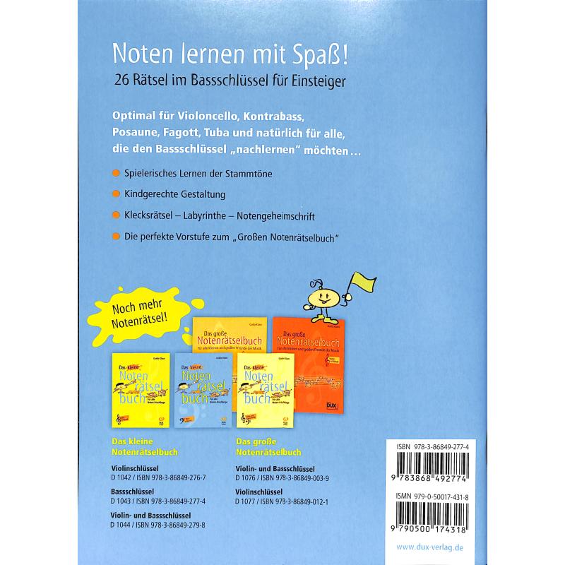 Das kleine Notenrätselbuch