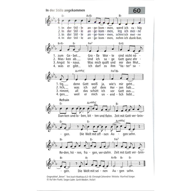 Wo wir dich loben wachsen neue Lieder - plus