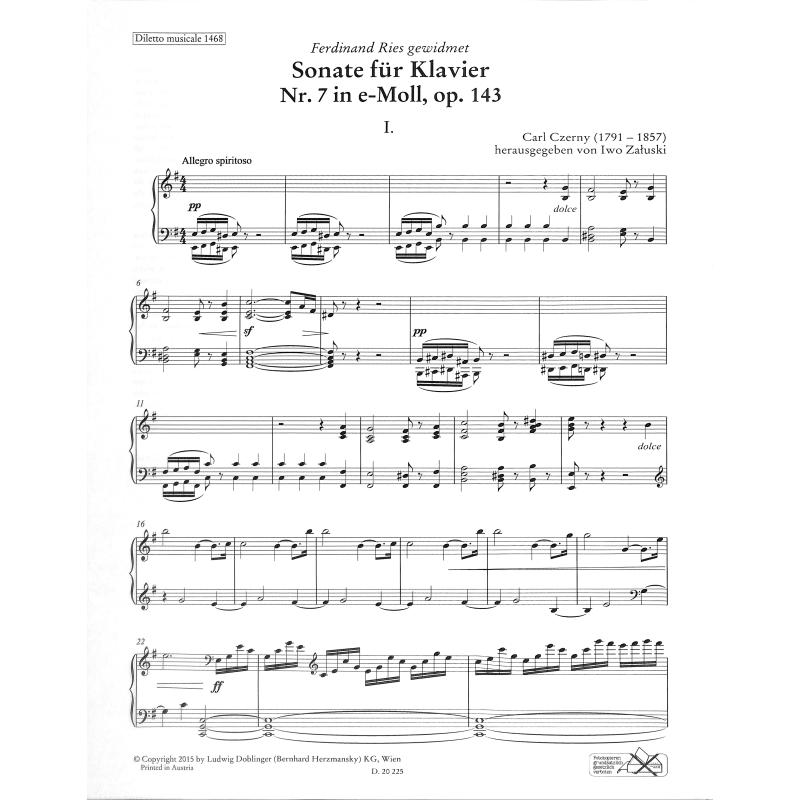 Sonate 7 e-moll op 143