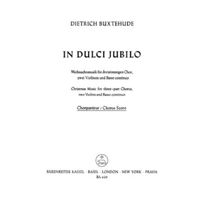 In dulci jubilo nun singet und seid froh BUXWV 52