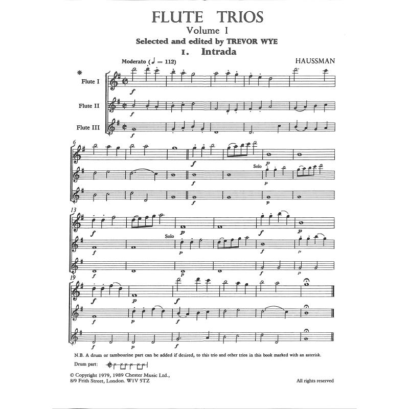 Flute Trios 1