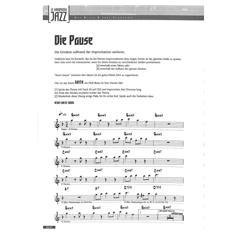 Blues + Jazz saxophon