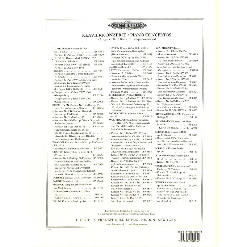 Konzert c-moll BWV 1060