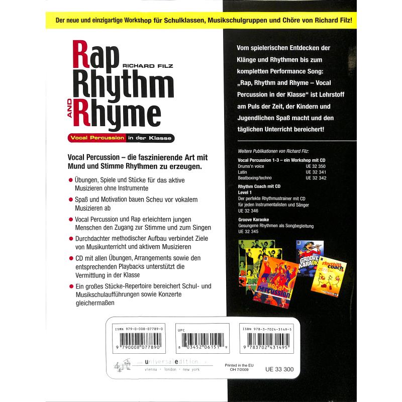 Rap rhythm + rhyme