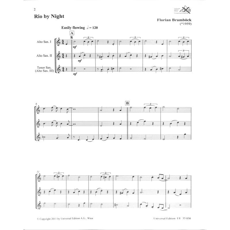 Saxophone Trios from around the world
