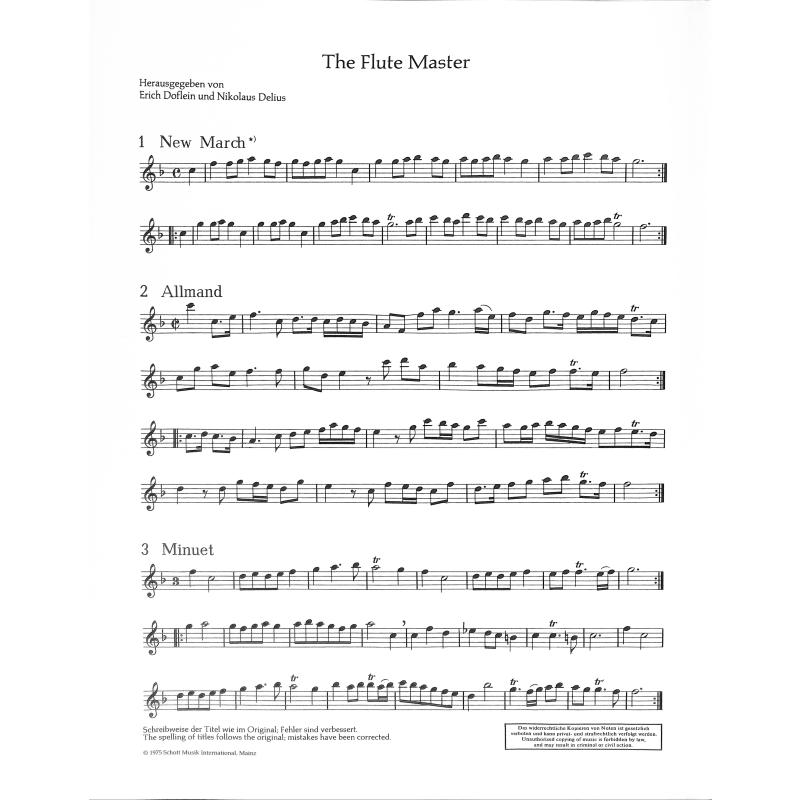 The flute master