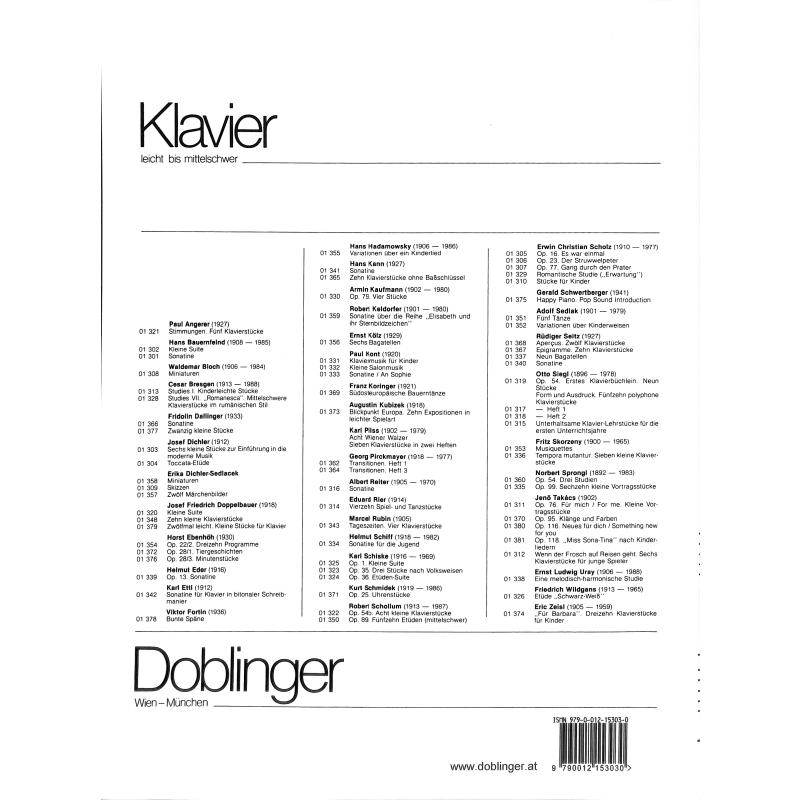 Klänge und Farben op 95