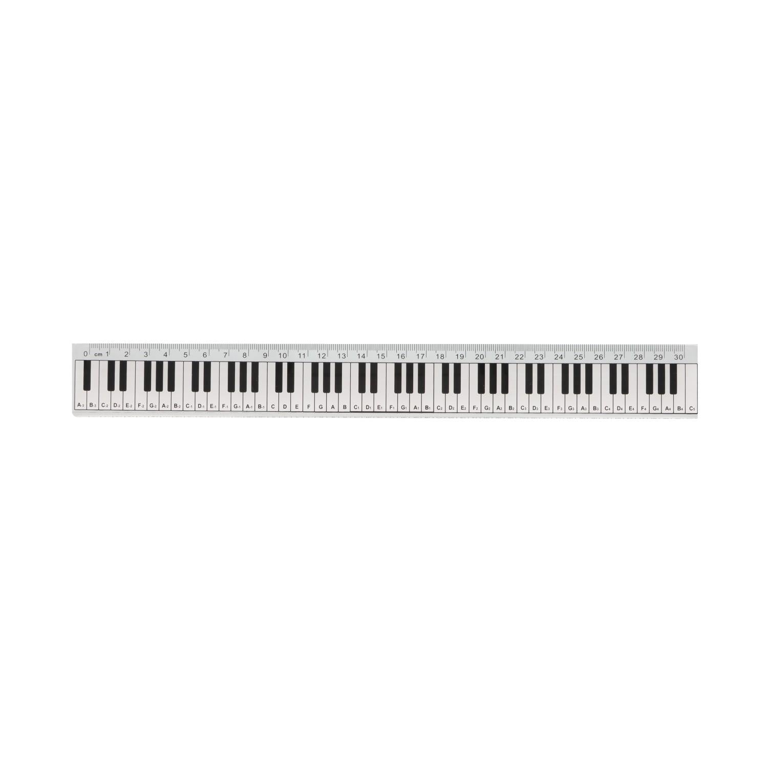 Lineal KEYBOARD 30cm