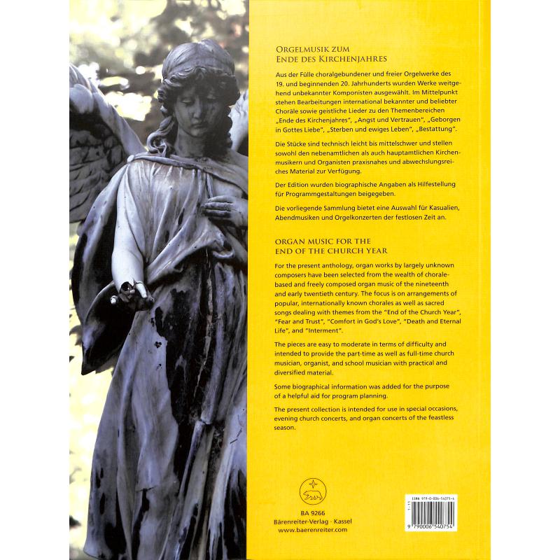 Orgelmusik zum Ende des Kirchenjahres