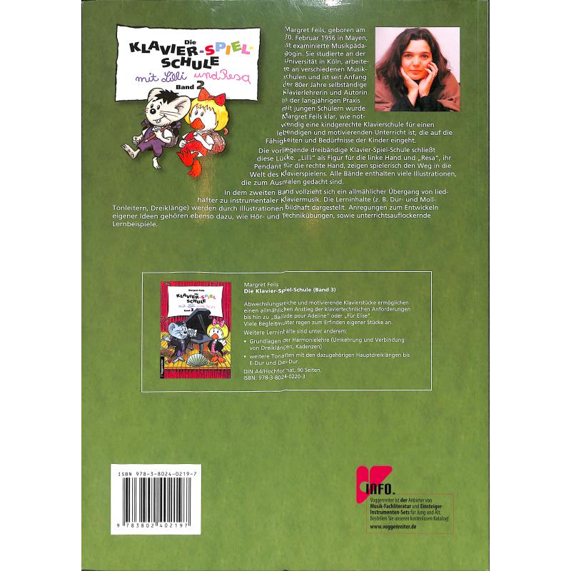 Die Klavierschule 2 mit Lilli und Resa