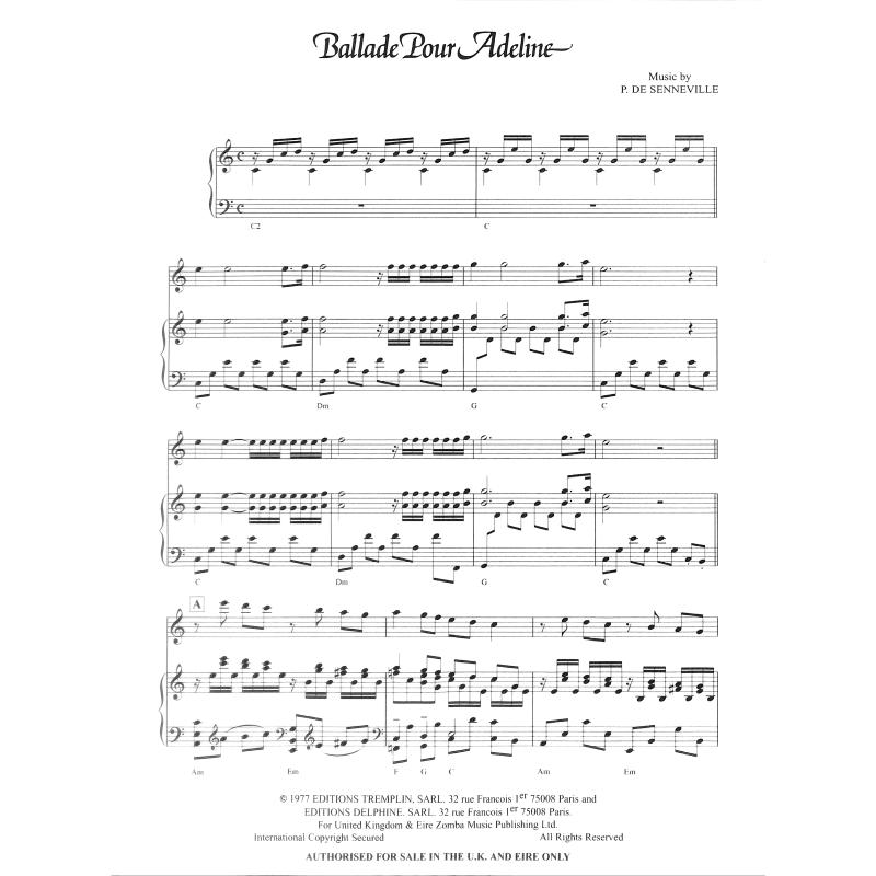 Ballade pour Adeline