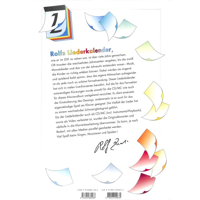 Rolfs Liederkalender